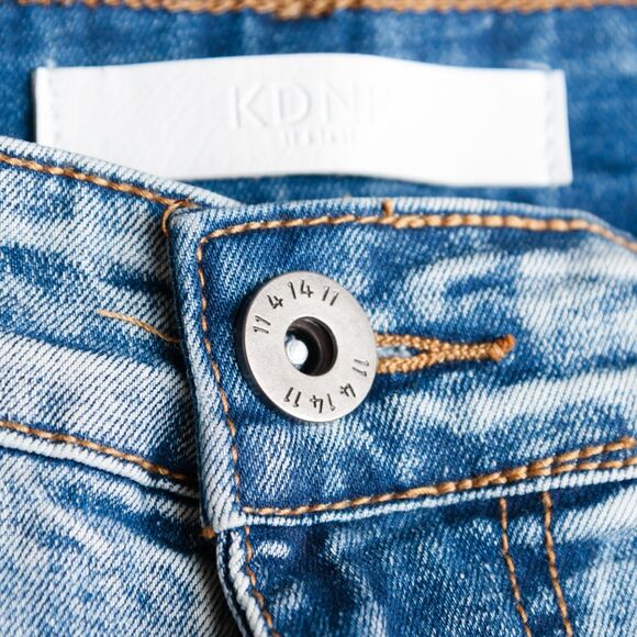 KDNK 11 4 14 11 Jeans Mens 38 Distressed Destroyed Ripped Grunge Streetwear - Picture 7 of 16